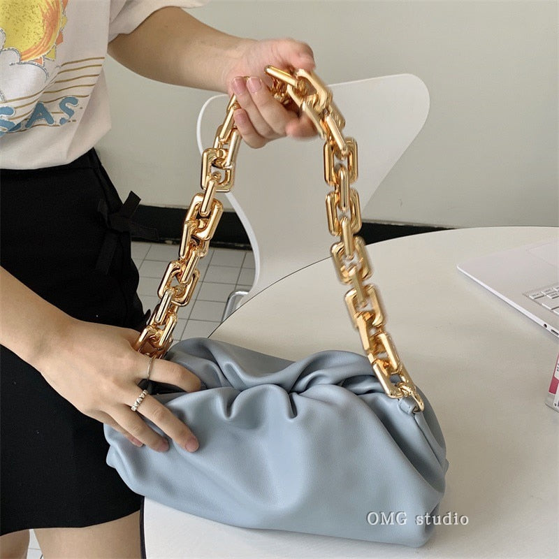 Cloud bag, Soft Leather Hobos Bag, Single Shoulder Purse, Crossbody Bag, Luxury Handbag And Purse Day Clutches