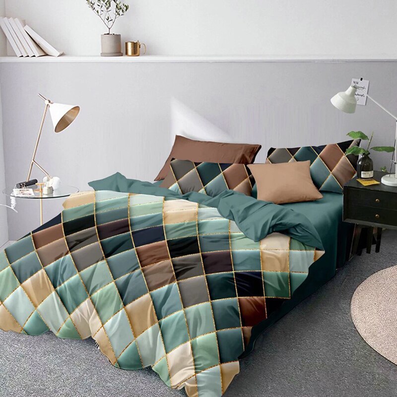 Diamond Comforter Duvet Set