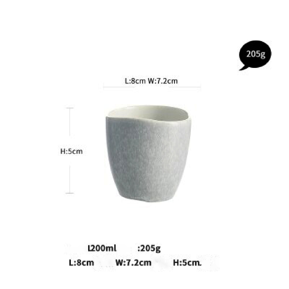 Nordic Grey Color Stone Hat Shape Sushi Plates and bowls